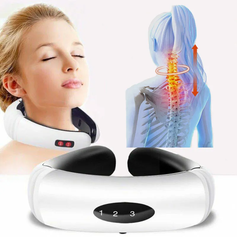 Massageador Cervical Inteligente AuraRelief - Alivio da Dor em 15 Minutos