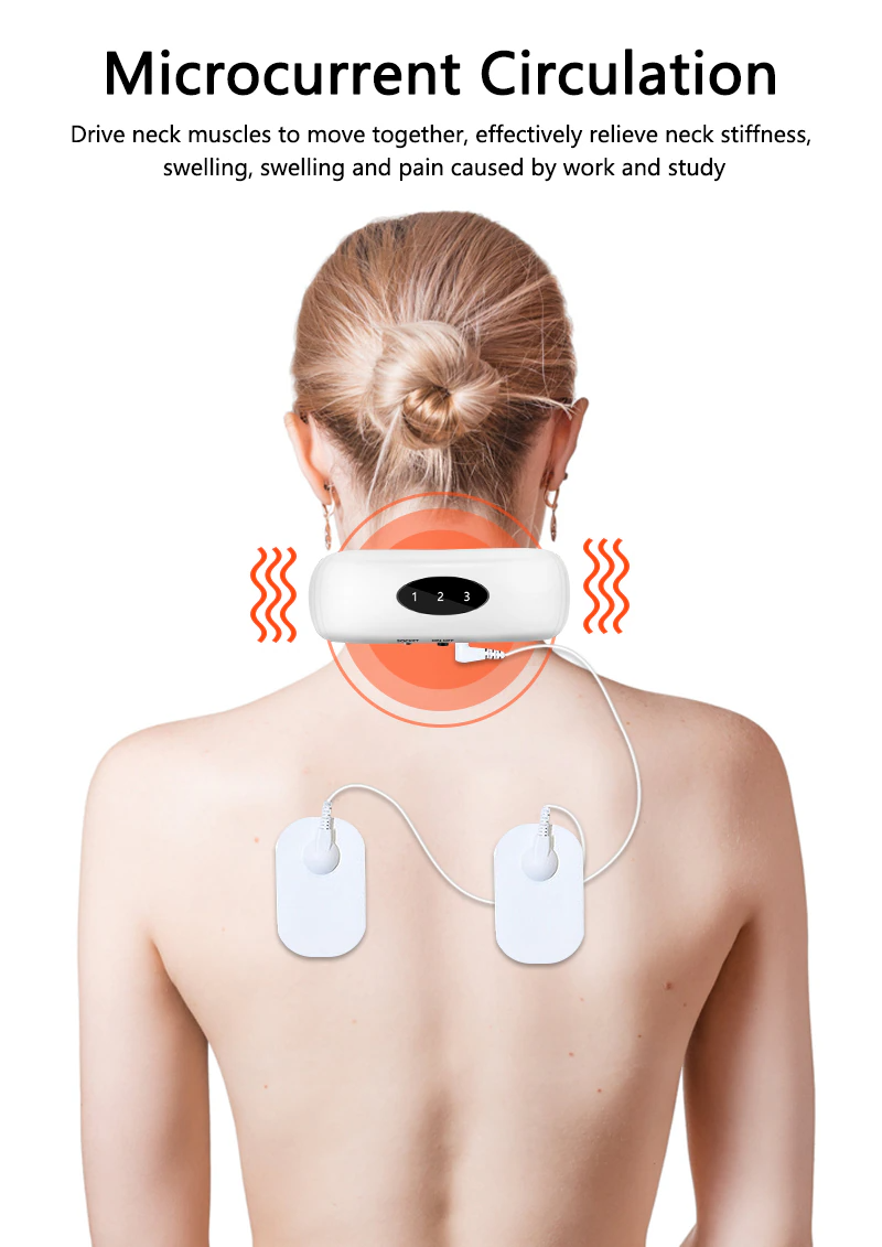 Massageador Cervical Inteligente AuraRelief - Alivio da Dor em 15 Minutos