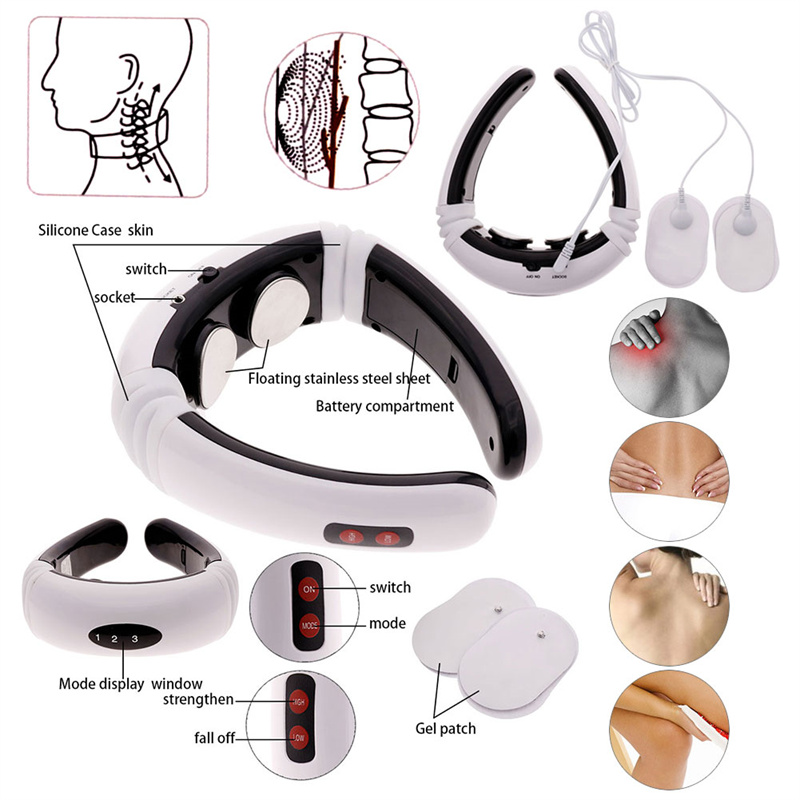 Massageador Cervical Inteligente AuraRelief - Alivio da Dor em 15 Minutos